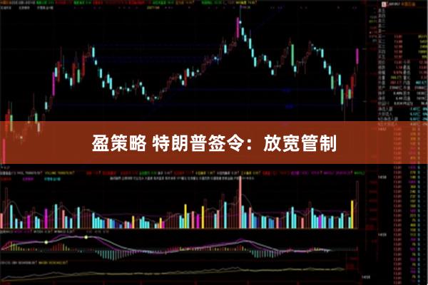 盈策略 特朗普签令：放宽管制